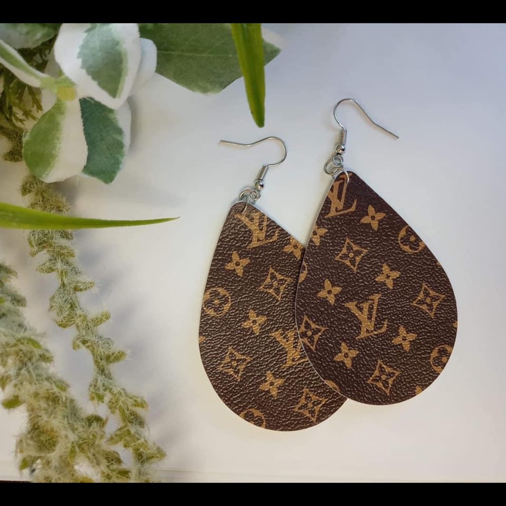 Handmade Faux Leather Earrings | NEW